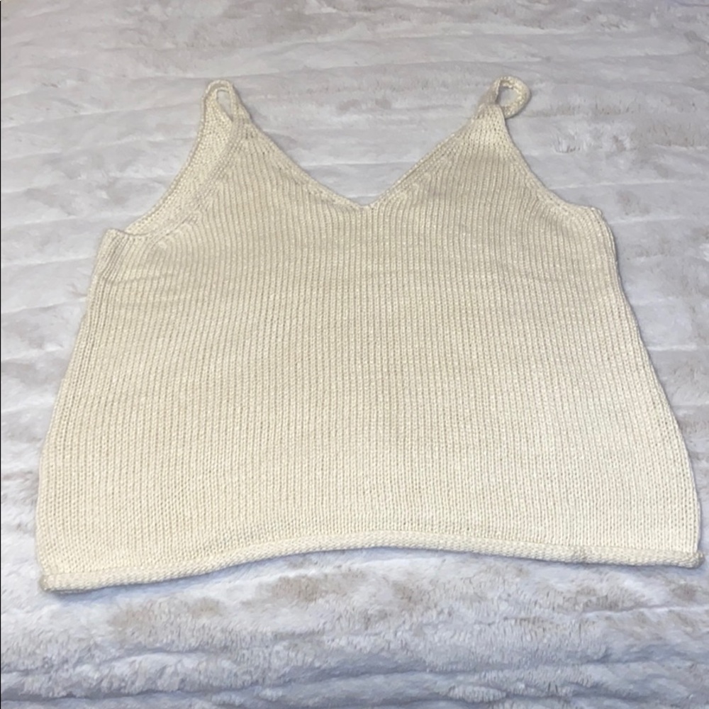 Sweater tank top